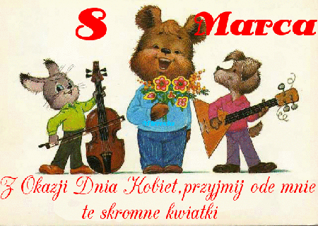 Z okazji Dnia Kobiet przyjmij ode mnie te kwiatki